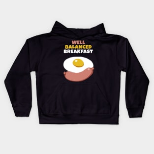 Well Balanced Breakfast Kids Hoodie